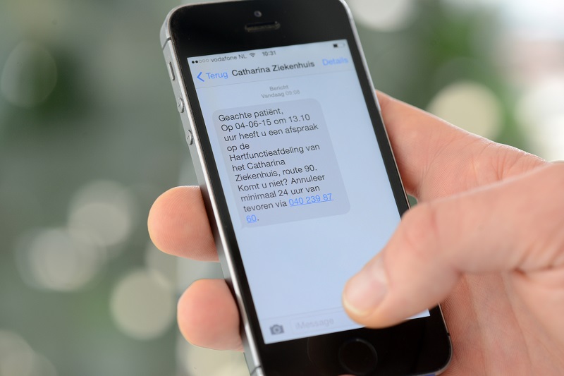 SMS No Show Catharina Ziekenhuis