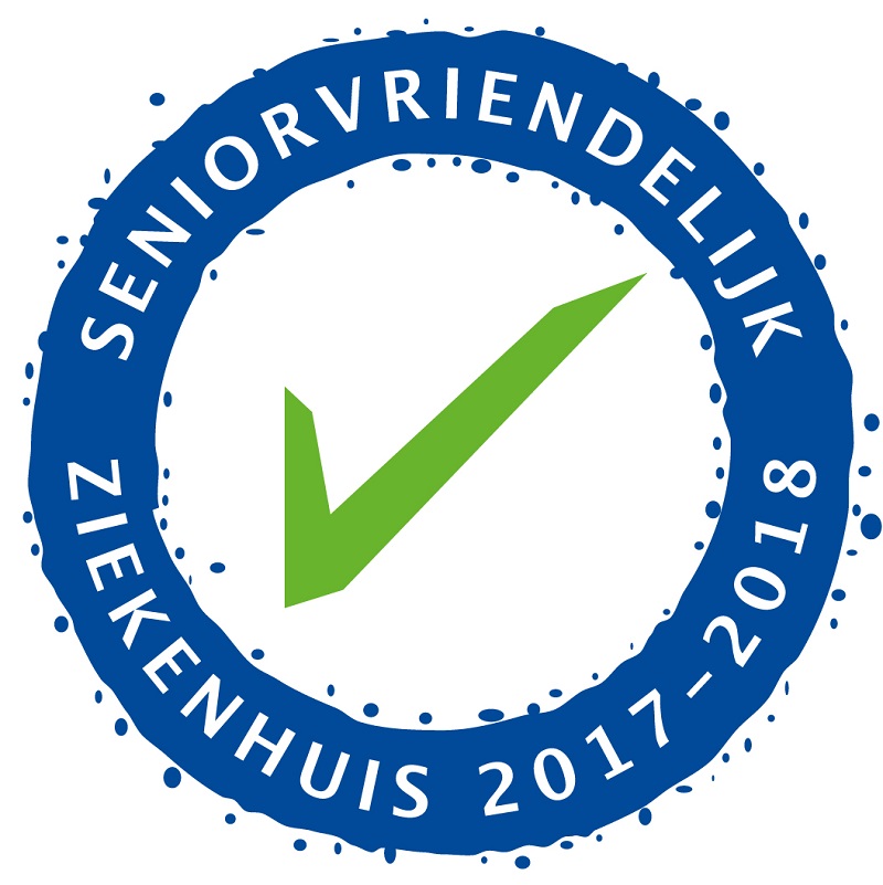 Logo Seniorvriendelijk keurmerk Catharina Ziekenhuis