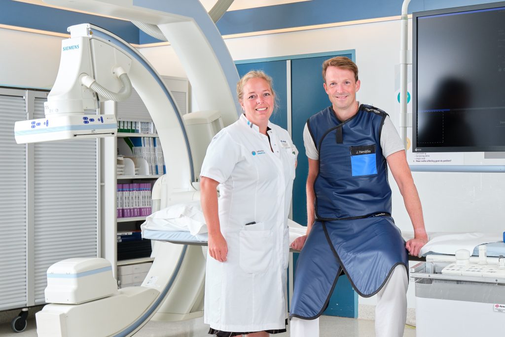 Inge van Uden en Joris Hendriks. Foto: Jarno Verhoef/Catharina Ziekenhuis