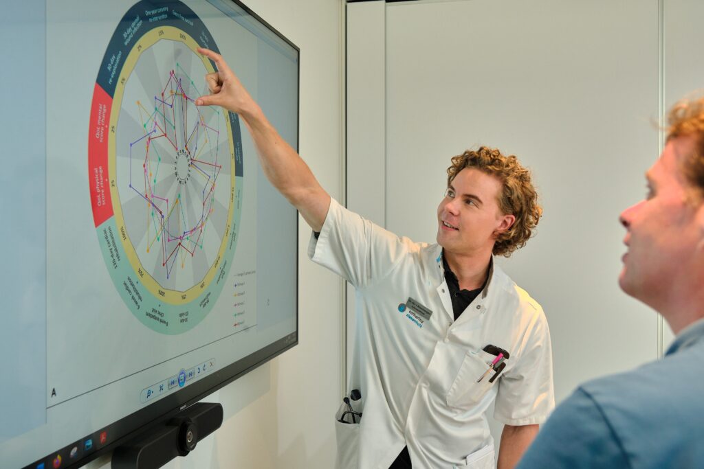 Gijs van Steenbergen en Dennis van Veghel. Foto: Jarno Verhoef/Catharina Ziekenhuis